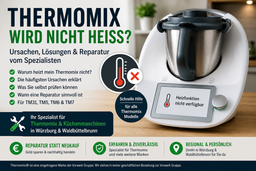 Thermomix wird nicht heiß